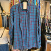 VTG SAVILE ROW Blue/Pink Flannel L
