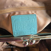 COACH Turquoise Patent Leather Kisslock Bag F15658 AS IS - PopRock Vintage. The cool quotes t-shirt store.