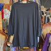KAREN SCOTT Halloween Ghost/Bats Long Sleeve Top XL AS IS