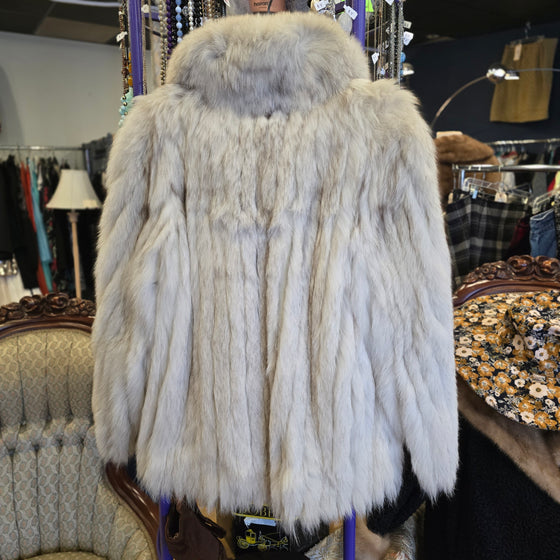 VINTAGE FUR SAGA FOX White Fox Coat