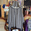 ROMANS Grey Heathered Zip Up Hoodie 1X/2X