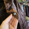 ELEMENTZ Brown Shimmer Faux Layer Button Up 2X