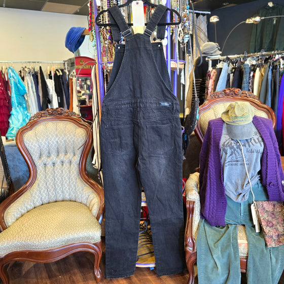 FASHION NOVA MEN Black Overalls 32