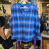 LL BEAN Blue Flannel 1X