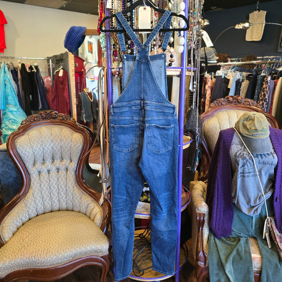 H&M Dark Wash Overalls 6
