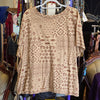 SONOMA Tan/Clay Pattern Tee 3X