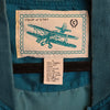 VINTAGE COUPD'ETAT Teal  Silk Jacket L