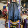 MARSH LANDING Black Suede/Silky Vest M AS IS